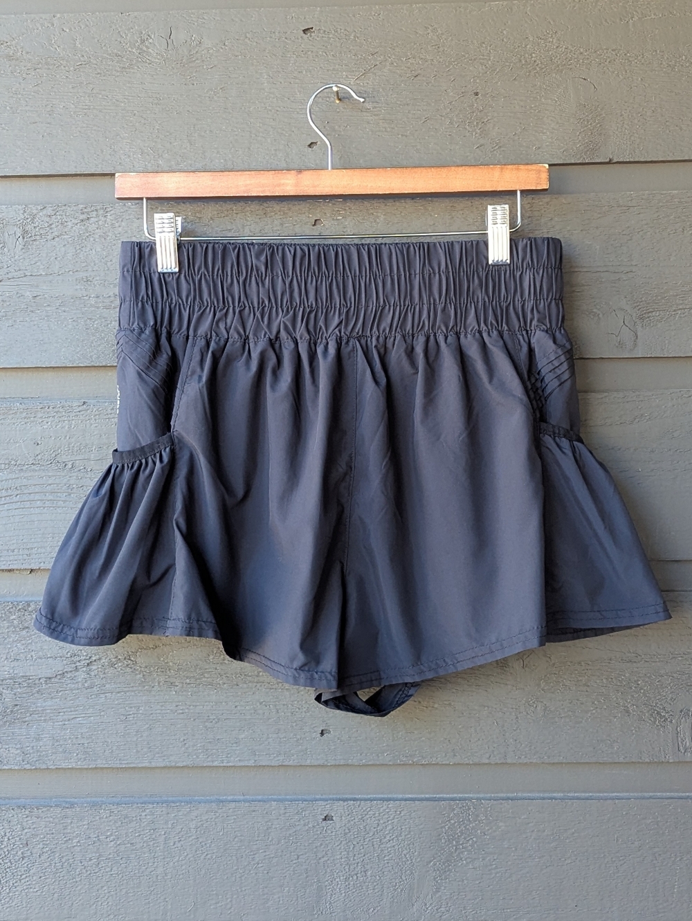 FP Movement Get Your Flirt On Skort Black High Rise Running Skirt Shorts Medium - Picture 4 of 7